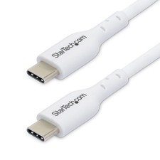 StarTech.com W129038098 USB2CC2MNCWHE 2M (6.6Ft) White USB-C Charging Cable ~E~ picture