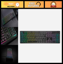 RGB Gaming Keyboard - Membrane, Spill Resistant, Quiet Switches, Ten-Zone Lighti picture