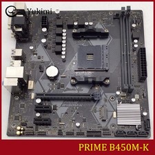 FOR ASUS PRIME B450M-K DDR4*2 64GB AMD AM4 Micro ATX Ｍotherboard Test OK picture