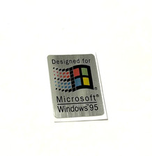 2Pcs Designed for Microsoft Windows 95  Sticker Decal 18mm x 26mm F picture