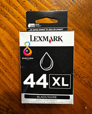 Lexmark 44XL Black Genuine/Original Inkjet Ink Cartridge 18Y0144 18Y0108 picture