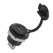 1 PCS USB 3.0 Male To Female Extension Cable Panel Mount Connector 5Gbps picture