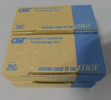 4x Omnitron Systems 1.25Gbps/Single-Mode Fiber/ 850nm Transceivers 7206-0 picture