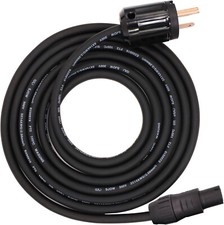 Toronce IP65 Profeesional Hand-Built 14AWG Male NEMA5-15P to SAC3FX PowerCON 5FT picture