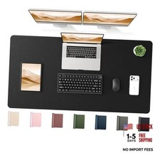 Large PU Leather Desk Mat for Keyboard and Mouse - 47.2