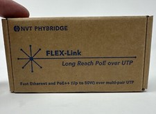 NEW NVT Phybridge NV-FLXLK Single Unit Link Adapter FE Long Reach PoE Over UTP picture