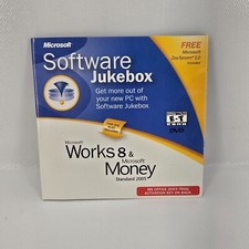 Software Jukebox 2.0 Microsoft Zoo Tycoon 1.0 Works 8 & Money Standard 2004 (PC) picture