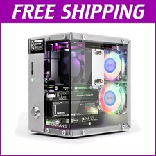 High-Performance Raspberry Pi 5 Mini PC Case with Customizable RGB Effects picture