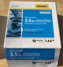Office Max Open Box of 9  Floppy Disks Diskettes 3.5