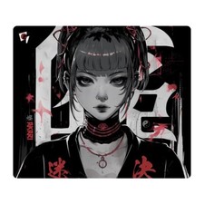Akari Premium Glass Mousepad Red Japan Limited Edition GLSSWRKS used picture