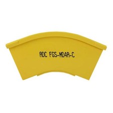 FiberGuide® 45° Down Elbow Kit, 2 in x 2 in, Yellow picture