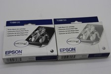 2-Pack Genuine Epson R2400 Ink Cartridges - Light Black, Photo Black picture