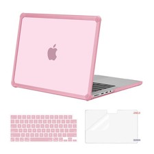 MOSISO Compatible with MacBook Pro 14 inch Case M5 2026 M4 M3 M2 Chalk Pink picture