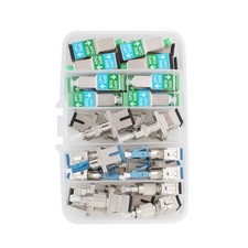 36PCS Fiber Optic Coupler Kit Fiber Adapter Kit FC/LC/ST/UPC & SC/APC to SC/UPC picture
