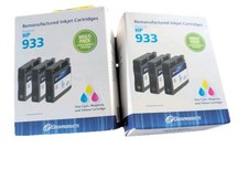 Dataproducts Ink Compatible With HP 933 Cyan, Magenta And Yellow 2 Packs Sealed  picture