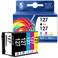 127 Ink Cartridge for Epson WorkForce 840 845 WF-3520 NX625 WF-3520 WF-3530 picture