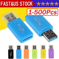 USB 2.0 Micro SD SDHC TF Card Reader Memory Adapter for PC Laptop Camera Lot picture