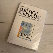 Genuine Microsoft MS-DOS 6.22 Installation 3.5 Disks and User's Guide (SEALED) picture