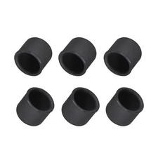 Silicone RCA Port Anti-Dust Stopper Cap Cover Black 20pcs picture