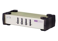 ATEN CS84U — 4‑Port USB VGA KVM Switch (Audio Support, Hotkey Switching, No Exte picture