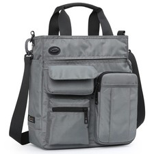 IX INOXTO Mens Messenger Bag Laptop 12.2(L)*4.33(W)*14.17(H)inches, Grey picture
