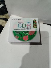 MEMOREX 5-Pack of CD-R Blanks with cases Holiday Designs New picture