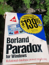 VINTAGE SET OF 6 COMPUTER BOOKS BORLAND PARADOX FOR WINDOWS 1992 picture