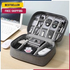 Cable Storage Bag Waterproof Digital Electronic Organizer Portable USB Data picture
