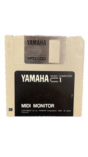 EXTREMELY RARE Vintage Yamaha C1 Music Computer MIDI Monitor Floppy Disk 1988 picture