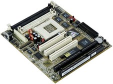 PCPARTNER 35-8823-01 SOCKET 7 2x SDRAM 2x SIMM 3x PCI 2x ISA AT MOTHERBOARD picture