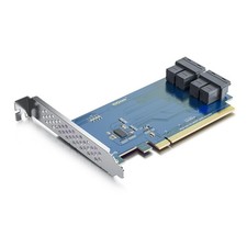 HFiber PCIe X16 to SFF-8643 Adapter for U.2 SSD, Quad SFF-8643 Port, Require... picture