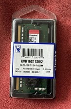 Kingston Laptop Memory 8 GB DDR3 SDRAM 1600 MHz KVR16S11S6/2 NEW/SEALED picture