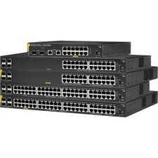 HPE 6100 24G Class4 PoE 4SFP+ 370W Switch picture