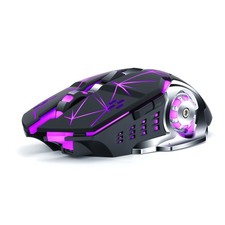 Thunder Wolf Q13 Charging Mute Wireless Mouse Gaming Business Luminous CX4 picture