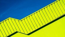 Landscape abstract architecture modern rooftops sky Custom Gaming Mat Desk picture
