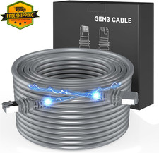 Cable 100ft 30m Compatible with Starlink Standard Gen 3 V4 Extension Kit picture