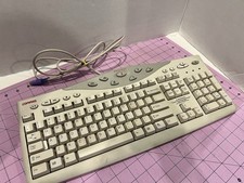 Vintage Compaq Multimedia Keyboard Wired  SK-2800C PS/2 Rubber Dome picture