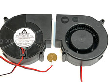 2x Large 9733 Blower Fan 97mm x 33mm 12V DC High Speed 2pin squirrel 90mm 9cm picture
