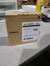 NEW READY TO SHIP Canon PFI-1300PBK Photo Black 330ml Ink Cartridge picture