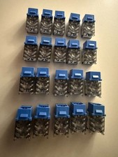 NEW - Hubbell XCELERATOR BLUE Cat 6 Data Jack - LOT of 20 picture