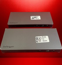 StarTech TB3DOCK2DPPD Thunderbolt-3 Dual 4K Docking Station Lot/2 NO PSU picture