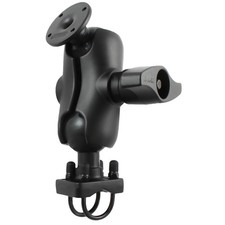 RAM-D-254-C-235U  RAM Double U-Bolt Rail Mount with Round AMPS ... picture