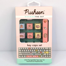 Pusheen The Cat Computer Keyboard Key Caps Set Mechanical Keyboard Cute Gift picture