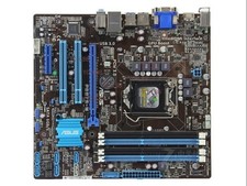 Intel Motherboard For ASUS LGA1155 B75 P8B75-M M-ATX DDR3 VGA+DVI USB 3.0 SATA3 picture