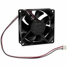 Fan 12V 80x80x25mm 2150 RPM 21 dB Whisper Quiet DC Ball Bearing Fan, 3110GL NMB picture
