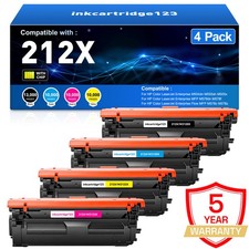212X Toner 4PK W2120X Compatible For HP LaserJet M554 M555 M555dn M554dn  M578dn picture