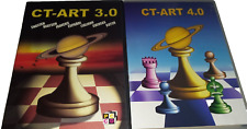 ♟️ LOT OF 2 ♟️ Chess Tactics Art 4.0 PC Software DVD CT-Art 3.0 & 4.0  ♟️ picture