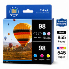NEW 7PK For Epson 98 T098 Ink Cartridge for Artisan 700 710 725 730 800 810 835 picture