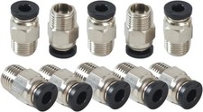 10PCS PC4-M10 Bowden Tube Coupler Male Straight PTFE Tube Push Pneumatic Connect picture