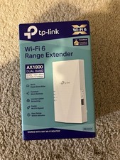 AX1800 WiFi 6 Extender Internet Booster Covers up to 1500 sq ft and 30 Devices picture